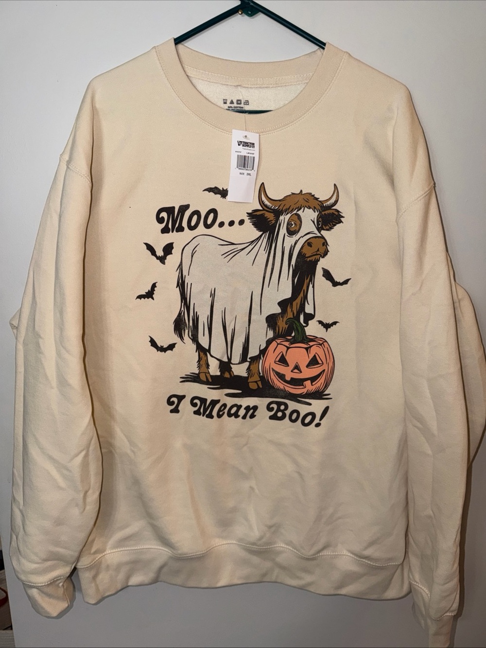 Tractor Supply Halloween Cow Sweatshirt Women’s 2xl